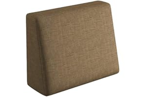 sunnypillow, Coussin Dossier pour Canapé Palette Euro Intérieur/Extérieur Appui 60 x 40 x 20/10cm plusieures Tailles et Couleurs à Choisir Coussin Matelas en Mousse Brun