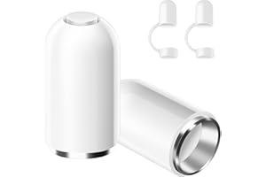 PAPERFEEL [2 Pezzi Tappo Magnetico per Apple Pencil, Tappi Magnetici per Apple Pencil 1 Generazione, con Supporto in Silicone Anti-smarrimento