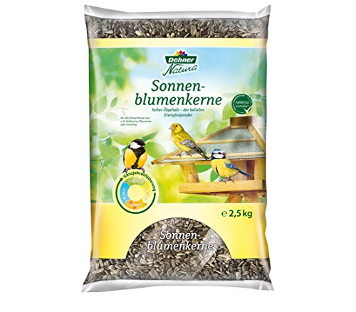 Dehner Natura Wildvogelfutter, Sonnenblumenkerne, 2.5 kg