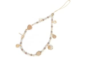 ZKGYUS Cordon Telephone Portable, Cordon Telephone Portable Bijoux, Bijoux de Telephone, Dragonne Telephone Portable, Dragonne, Longe, 1 Pièce Cristal Anti-perte étui Pendentif Chaîne