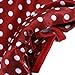 Waterproof Womens Shower Cap Cap Bath Shower Reusable Clear Satin Hair Cover - 7 Colors - Wine & Red