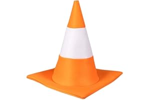 Boland 33007 - kapelusz stożek drogowy, nakrycie głowy, kapelusze drogowe, akcesoria, kostium, karnawał, impreza tematyczna