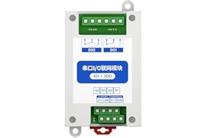 ModBus RTU Seriale IO Modulo RS485 Interfaccia 4DI+2DO 8 uscite digitali EBYTE MA01-AXCX4020 Installazione ferroviaria 8~28VDC