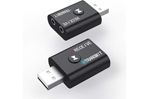 HOPCD USB Bluetooth5.0 Adapter, USB Mini Bluetooth5.0 Audio Transmitter Receiver for PC/Computer/TV/Projector, USB Audio Adapter