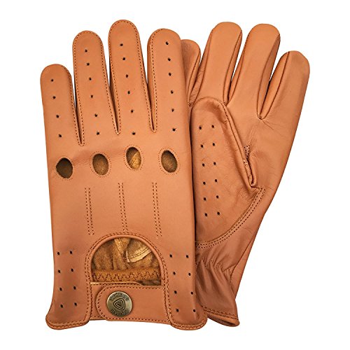 Prime Leather - Guantes - para hombre marrón S
