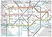 Produktbild Kuchentopping, A4, Motiv: Karte der Londoner U-Bahn