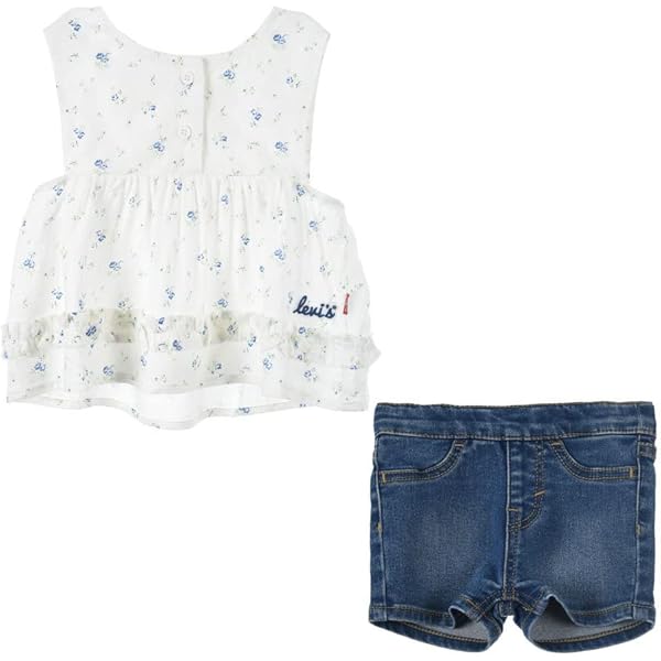 Set T-shirt E Pantaloncini Levi's Per Bambine - Comfort E Stile - Foto 12