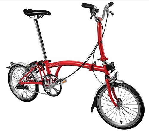 Preisvergleich Produktbild Brompton M3L 2017 rot Fahrrad Falt 3