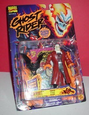 Ghost Rider: Blackout, 5" Poseable Action Figure with Vampire Attack Action and Glow-in-the-Dark Feature