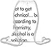 Produktbild Alcohol Is A Solution Funny Slogan Kordelzug Beutel