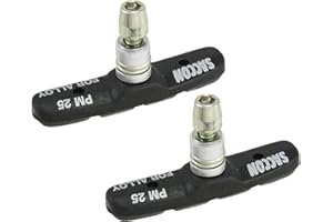 P4B | Zapatas de Freno v-Brake para Bicicleta - 70 mm | con Pernos, con Rosca y Piezas de fijación | Pastillas de Freno Bicicleta