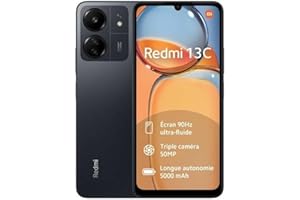 SMARTPHONE XIAOMI REDMI 13C NFC 6,74" 4G HD+ DUALSIM A13.0 8GB/256GB MIDNIGHT BLACK