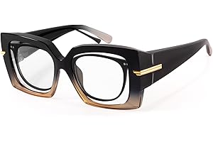 LVIOE Blaufilter Brille Brillenträger und Nicht-Brillenträger Reduziert Augenbelastung Gaming Brille Blaulichtfilter