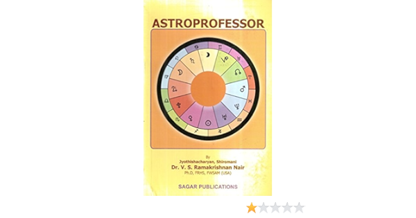 Astroprofessor Ramakrishna Nair Amazon In Books