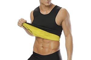 NOVECASA Canotta Sauna Uomo Neoprene Sweat Vest Body Shaper Ginnastica per Sudare Bruciare i Grassi Fitness Yoga