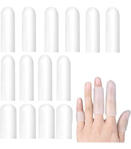 TRIXES 10 x anicotti Elasticizzati Proteggi Dita ano, Aiuto per L