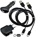 Produktbild Google Nexus 5X / Google Nexus 6P / 4 in 1 Zubehör Set für / 2x USB-C Datenkabel / 1x USB Netzteil Ladegerät / 1x KFZ Ladekabel (Trendcell Electronic)