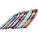 18PCS Multicolor Mixed Colors Rolls Striping Tape Line Nail Art Decoration Sticker DIY Nail Tips Color Random