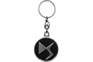 DS18 DS Offizieller Schlüsselanhänger aus Metall, Schwarz, Schwarz, Taglia unica, Einfach