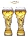 Produktbild Ginkago Bierkrug Glas 2018 Russland FIFA Fußball Weltmeisterschaft Bier Glas Trophäe Form, 450ml/2er Pack