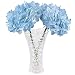 Produktbild 2 Blumenstrauß 42CM / 16.5 "Artificial Hortensie, Richer Stoff Kunstblumen aus Seide Blume Gefälschte Arrangement Zimmer Hydrangea-Hochzeit Halten Blumen + Richer Keyring