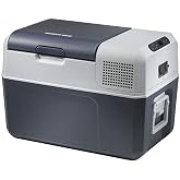 Mobicool FR40 AC/DC Portable Thermoelectric Cooler, 12/24/230 V Connections, 38 Litres Capacity, Energy Rating A+, Blue/Grey
