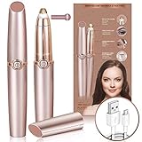 ❤️USB Aufladbar Augenbrauentrimmer - Der neueste Augenbrauenrasierer kann direkt über das USB-Ladekabel aufgeladen werden, sodass der komplizierte Batteriewechsel nicht mehr erforderlich ist. Sie drücken einfach die Taste und er funktioniert sofort.
