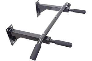 FFitness Barra Trazioni a Muro per Parete, Max 150kg, Multifunzione Sbarra Pull Up Chin Up Multi-Grip Bar