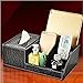 Produktbild PU Leder Multifunktions Papier Handtuch Box Leder Desktop-Wohnzimmer Couchtisch Aufbewahrungsbox Box Fernbedienung-Box Pumpen,H