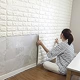 UMmaid Stick Tapete 3D Brick Wall Sticker Selbstklebendes Wandpaneel Wand Dekoration 60X30CM (10pc)