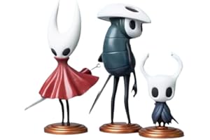 JXGZHNYL The Hollow Knight statue, Desktop Decoration, Cake Decoration, Computer Case Decoration (set of 3)