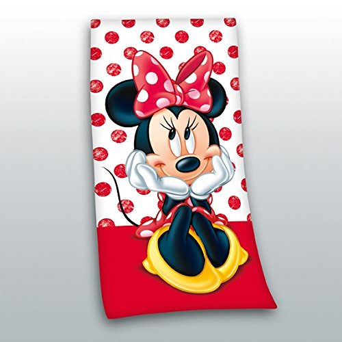 Preisvergleich Produktbild Minnie Badetuch - Velourstuch, 70x140cm