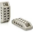 GLOBOMOTIVE 5 way 15 A Terminal Block Connection Wires ceramic connector High Temperature Connectors for Electric Wire Cable,4