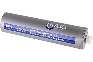 KR AGRAR 12x Mehrzweckfett | KL 2 K | 12x 500 g Kartusche | von KAJO | Fett | Lithiumverseift | Gleitfett | Wälzlagerfett | Förderanlage | Baumaschinen | Kraftfahrzeuge | Geräte