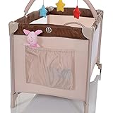 LCP Kids Kinder Reisebett höhenverstellbar Babylaufstall faltbar mit Wickelauflage - 9