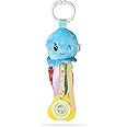 Nuluv Waves Octopus Plush Toy I Hanging Rattle I Stroller Toy for Baby 3 Months+ with Teether & Rattle Sound - Multicolor