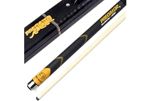 YRU Break/Jump Pool Cue, 58" Handmade 13MM Tip Maple 3 Piece American Billiard Cue With Cue Case 19-21oz