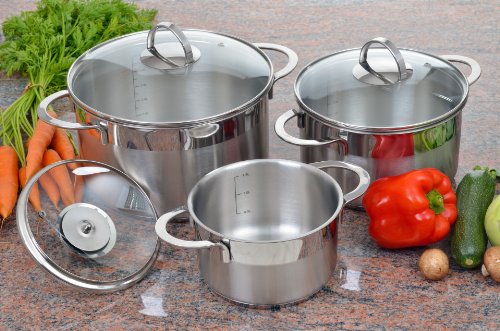 GRÄWE® Kochtopf 24 cm, mit 5 Liter-Skala, Serie ‚Pro-Line‘ - 4