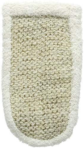 MAGIT Horsehair Glove with Cotton Sponge, White