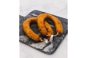 VALUEACCESS Exclusive Portuguese Alheira Sausage by the Barroso Smokehouse/Alheira Fumeiro de Barroso - (+/-200g) - Pack of 2 - (+/-400g)