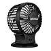 Mini USB Ventilator, Ubegood Portable Mini Tisch-Ventilator USB Fan mit Doppelklinge, 2 Geschwindigkeit und einstellbar Winkel Desktop Fan für zu Hause, Büro, Reisen im Freien, in der Schule studieren usw (Schwarz)