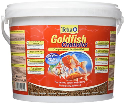 Tetra Peces Agua fría Alimentos Completo Goldfish granulado, 10 L