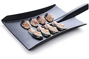 JUSTDOLIFE Plateau à Assiettes pour Assiettes à Base De Fruits Et De Viande Plat à Plats Polyvalent en Forme De Pelle