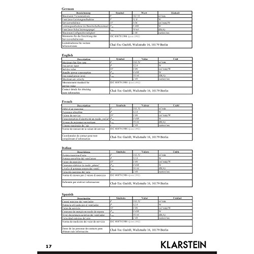 Klarstein • Steeletto • Deckenventilator • mit Beleuchtung und Fernbedienung • 3 Rotorblätter • 134 cm Durchmesser • zwei Drehrichtungen • niedriger Stromverbrauch • Halogenstab bis 80 Watt • einfache Montage • Milchglas und Aluminium • silber - 2