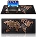 Produktbild Gaming Mauspad XXL DaSinKo Wasserdicht Rutschfeste 900 x 400 x 2 mm Vintage Weltkarte Mauspads