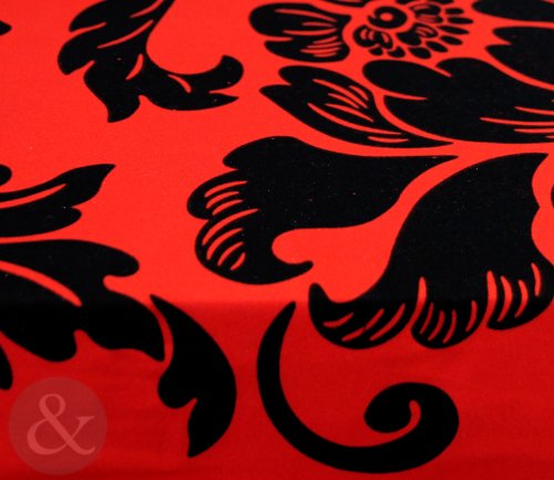 Just Contempo 5pc Bed in a Bag Duvet Set, King, Red