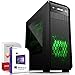 Produktbild Gaming PC / Multimedia COMPUTER mit 3 Jahren Garantie inkl. Windows 10 Professional 64Bit! - Quad-Core AMD A8-7600 4x3,8GHz Turbo - Radeon HD R7000 mit 4GB HyperMemory 6xCore APU - 16GB DDR3 RAM - 1TB HDD - 24-fach DVD Brenner - USB 3.0 - DVI - HDMI - VGA (A8-7600 16GB 1TB Win 10 Grün)