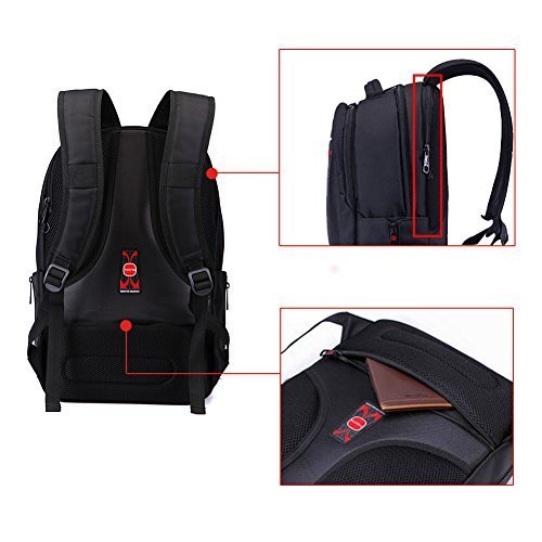 tigernumen Notebook-/Laptop-Rucksack Schultertasche fürs Büro / die Schule Computer-Rucksack - 3