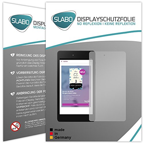 2 x Slabo Displayschutzfolie Medion E6912 E-Tab Displayschutz Schutzfolie Folie "No Reflexion|Keine Reflektion" MATT - Entspiegelnd MADE IN GERMANY