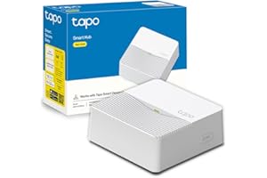 Tapo H200 Smart Hub con Suoneria, Centro Casa Intelligente,19 Suonerie, A Bassa Potenza, Allarme Intelligente, Plug & Play, Fino a 64 più 4 Dispositivi, Archiviazione MicroSD Locale, Alexa